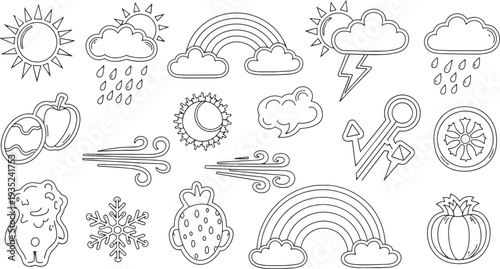 cloud doodles