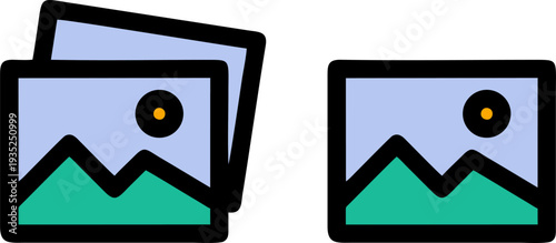  Instant Photo Frame Vector Set