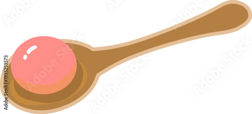 Colorful tangyuan sweet dumplings soup for Lantern Festival