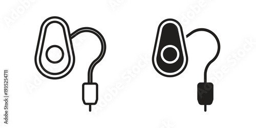 Anesthesia icon. Simple outline style concept. Thin line vector illustration.