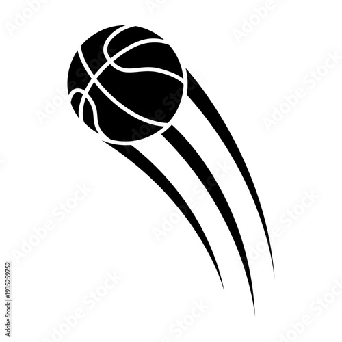 Basketball icon vector. Three pointer Illustration sign. Throwing the ball symbol or logo.