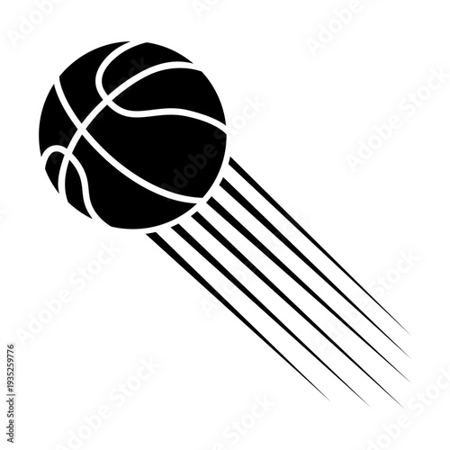 Basketball icon vector. Three pointer Illustration sign. Throwing the ball symbol or logo.