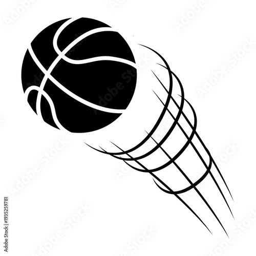 Basketball icon vector. Three pointer Illustration sign. Throwing the ball symbol or logo.