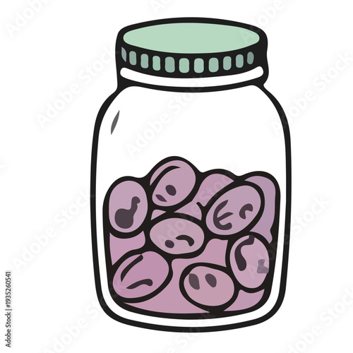 Jar of Pickled Plums