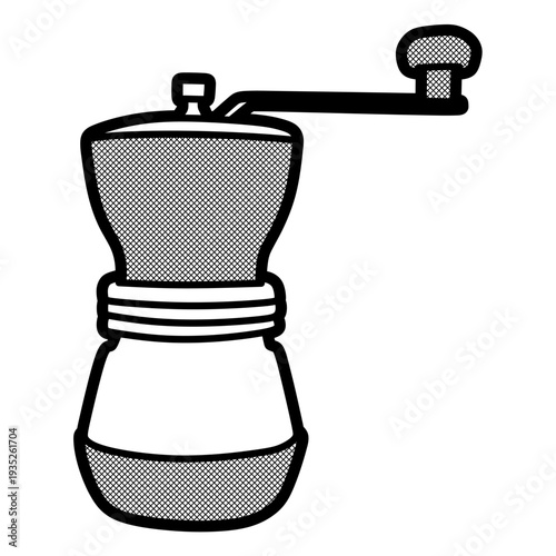 manual coffee grinder, line can be changed