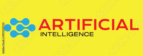 Artificial Intelligence and Technology Digital Logo Concept