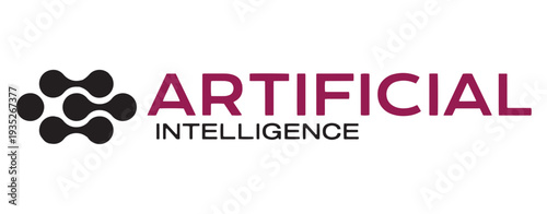 Artificial Intelligence and Technology Digital Logo Concept