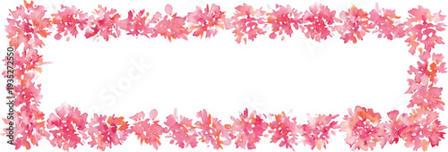 水彩画。水彩タッチのカーネーションベクターイラスト。母の日のカーネーションフレーム素材。Watercolor painting. Watercolor carnation vector illustration. Carnation frame material for Mother's Day.