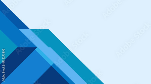 Modern Geometric Background with Overlapping Blue Stripes for a Professional and Clean Design