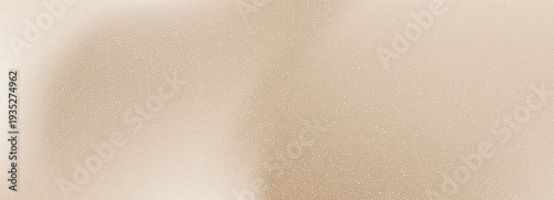 Light brown cream color gradient texture. Subtle specks, flecks, dots arranged on bg field. Vector noise pattern. Graphic overlay for web design and presentation use.