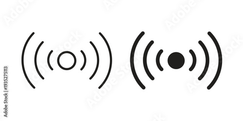 Sensor icon. Simple outline style concept. Thin line vector illustration.