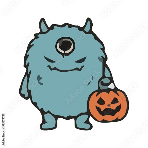 Cute Cyclops Monster Halloween
