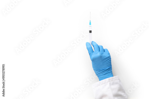 Female doctor's hand with s...