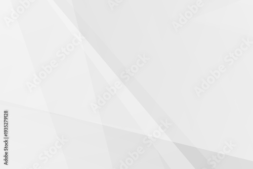 Minimal white and grey geometric background with polygons and gradients, vector EPS 10.