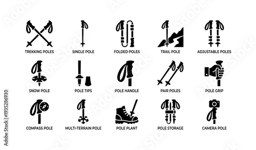 Various trekking poles: types and features for diverse outdoor activities