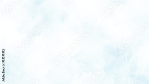 Soft blue and harmony background of stain splash watercolor
