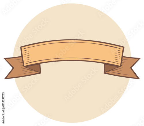 Retro banner vector design with a vintage look on light background.