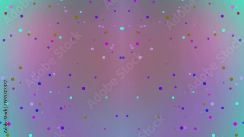Colorful Background with Sparkling Particles Animation.