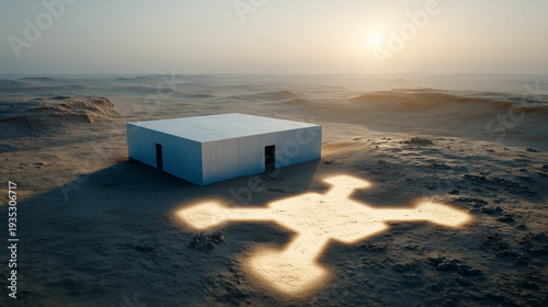 Desert Structure and Symbol...