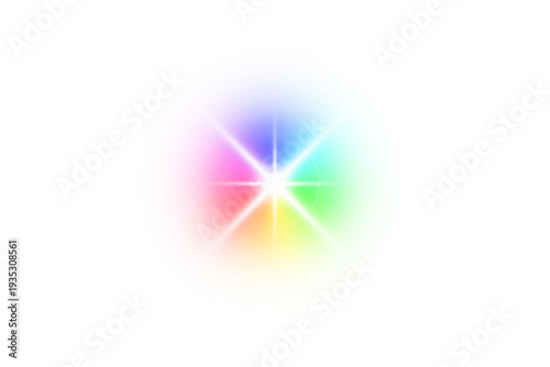 abstract background with rainbow