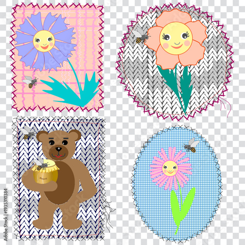 baby shower card with teddy bear