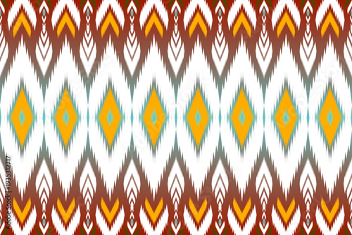 Wallpaper Mural THAI RED WHITE BLUESKY SEAMLESS PATTERN Torontodigital.ca