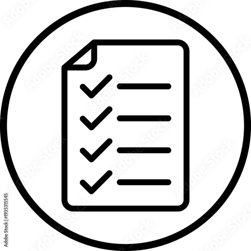 List Line Icon Style