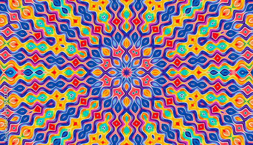 Bright multicolor background with colorful abstract pattern