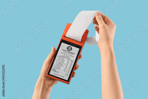 Female hands with payment t...
