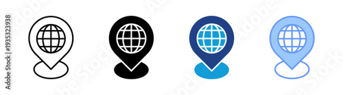 Global icon set multiple style collection