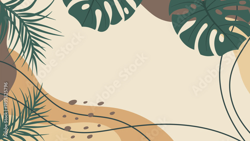 tropical abstract background