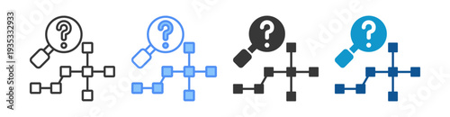 Root Cause Icon Set Multiple Style Collection