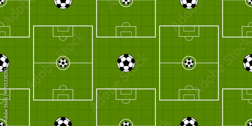 Soccer ball pattern with seamless football american and texture boy sport. Vector design doodle with print border cute and hexagon bg world cup. Kids background soccer with net graphic seamless