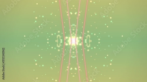 Vibrant Abstract Motion Graphics with Particles.