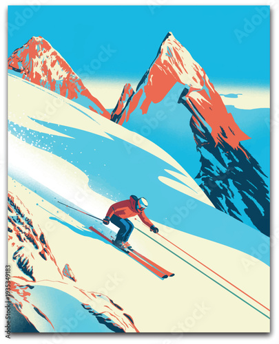 Figure skate lift vector, Mediolanum Forum scene with glossy ice reflecting twin Olympic rings for Milan Cortina 2026 winter sports event illustration.