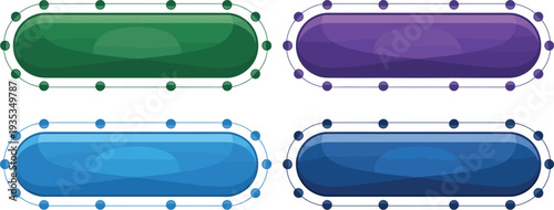 Colorful Speech Bubbles Vector Set – Web Banner Illustration