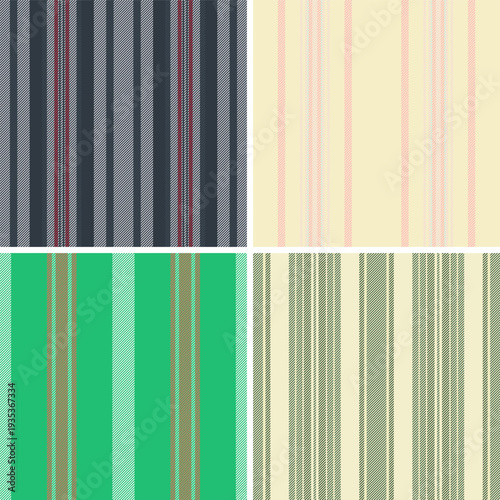 Striped bundle designed for outdoor gatherings and picnic decor. Coordinated lines repeats ideal for fabric printing, tablecloths, and lifestyle product mockups.