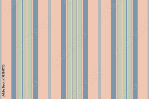 Durable seamless vertical lines, hunter vector background pattern. Simplicity textile fabric stripe texture in light and pastel colors.