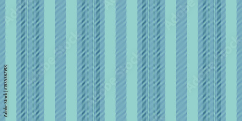 Detting lines vertical fabric, greeting textile pattern seamless. Parmony texture background vector stripe in cyan and light colors.