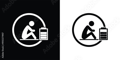Introvert Personality and Solo Activity Icon