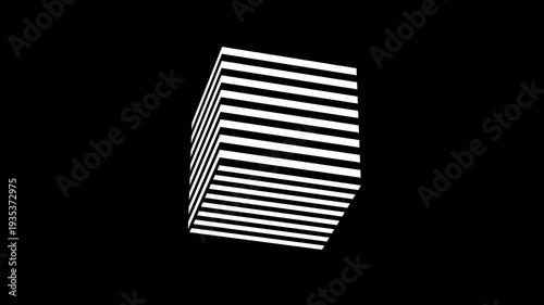 Kinetic Shape 100 – Dynamic Geometric Motion Graphics Animation, Abstract Moving Forms, Modern Minimal Design Elements for Promo and Social Media