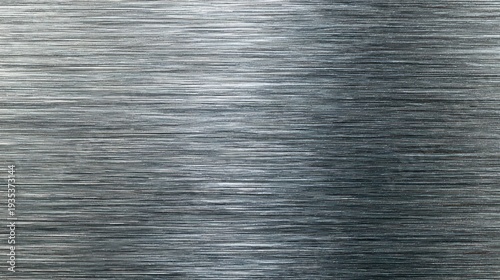 Metallic surface exhibits finely brushed texture with subtle variations in tone and reflectivity