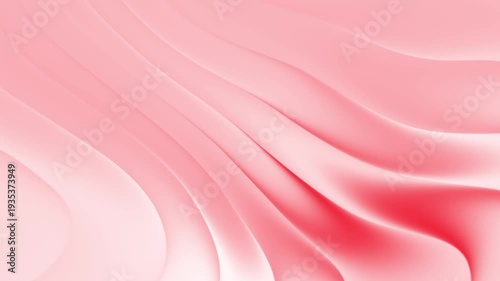Soft pink and white gradient background with smooth abstract flow. Seamless looping animation