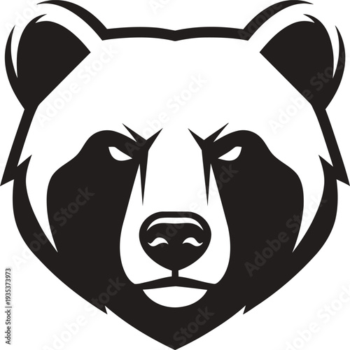 Vector bear head icon