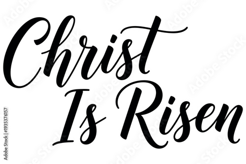 Christian Easter Easter typography, inspirational religious lettering