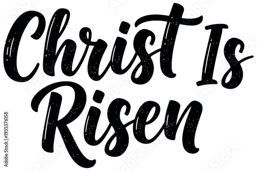 Christian Easter Easter typography, inspirational religious lettering