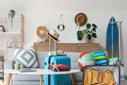 Interior of stylish living ...