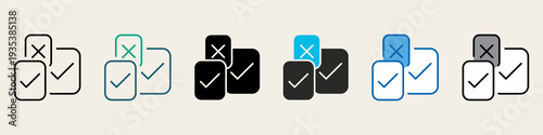 Evaluation Single Icon Pack Multistyle