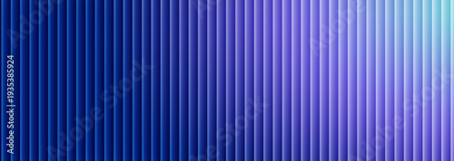 Abstract vertical background featuring a dynamic gradient of deep royal blue transitioning smoothly through vibrant purple tones towards a pale cyan highlight on the far right edge, creating depth.
