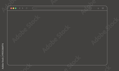 Web Browser Interface: An illustration of a web browser interface.